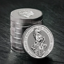 2020 2oz White Horse of Hanover Silver Coin Queen's Beasts