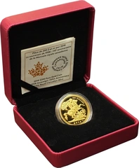 2018 $200 1oz Gold Coin 110th Anniversary of the Royal Canadian Mint Boxed
