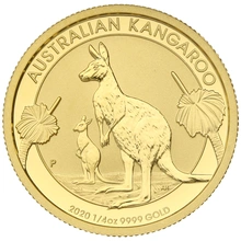 2020 1/4oz Australian Kangaroo Gold Nugget Coin