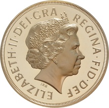 2002 Proof Gold £5 Coin Quintuple Sovereign