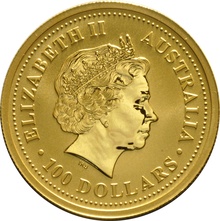 2004 Year of the Monkey Gold Coin 1oz Perth Mint Australian Lunar Series Painted