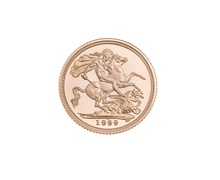 1999 Proof Gold Half Sovereign Boxed