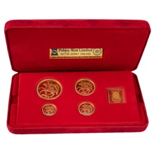 1979 Proof Isle of Man Gold Sovereign 4 Coin Set Boxed