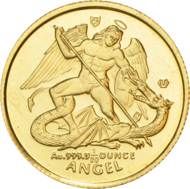 Isle of Man Angel Gold Coin 1/20oz