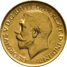 1913 Gold Sovereign Coin George V Perth