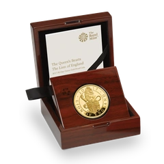 2017 1oz Lion of England Gold Coin Queen's Beasts Proof Boxed