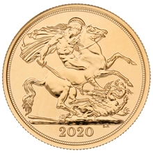 2020 £2 Coin Gold Double Sovereign