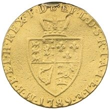 1789 Gold Half Guinea Coin George III