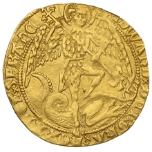 1471-1483 Gold Angel Coin Edward IV Hammered Second Reign
