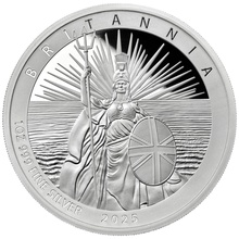 2025 Britannia 1oz Silver Proof Coin Boxed