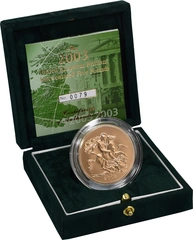 2003 Gold £5 Coin Brilliant Uncirculated Boxed