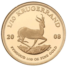 2008 Proof Krugerrand Gold Coin 4 Coin Set Boxed