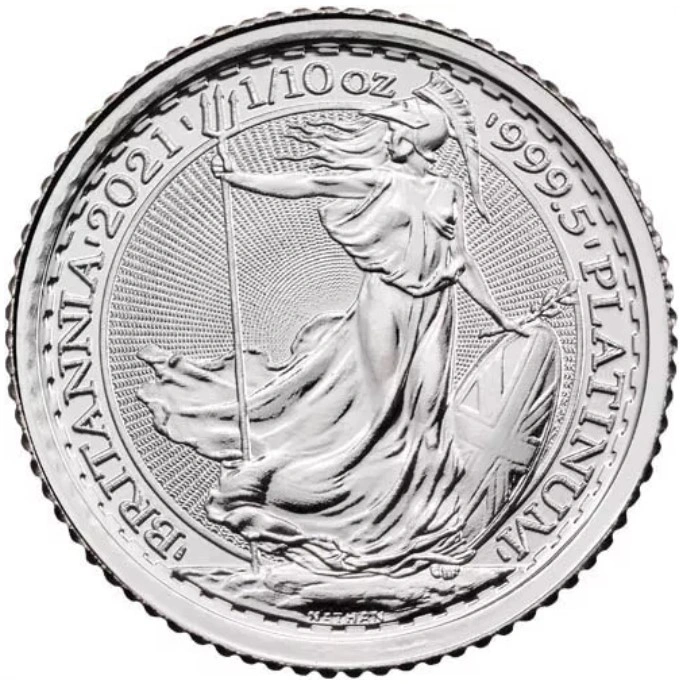 2021 1/10oz Platinum Britannia Coin
