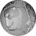 2002 1oz Chinese Panda Silver Coin