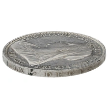 1897 Silver Crown Coin Queen Victoria Milled LXI