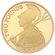 2015 Proof £2 Gold Coin Definitive Britannia Boxed
