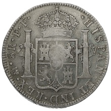 1783 George III Silver Countermarked Dollar Mexico