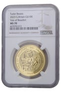 2023 Yale of Beaufort Gold Coin Tudor Beast 1oz NGC MS70