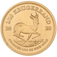 2020 1/10oz Krugerrand Gold Coin