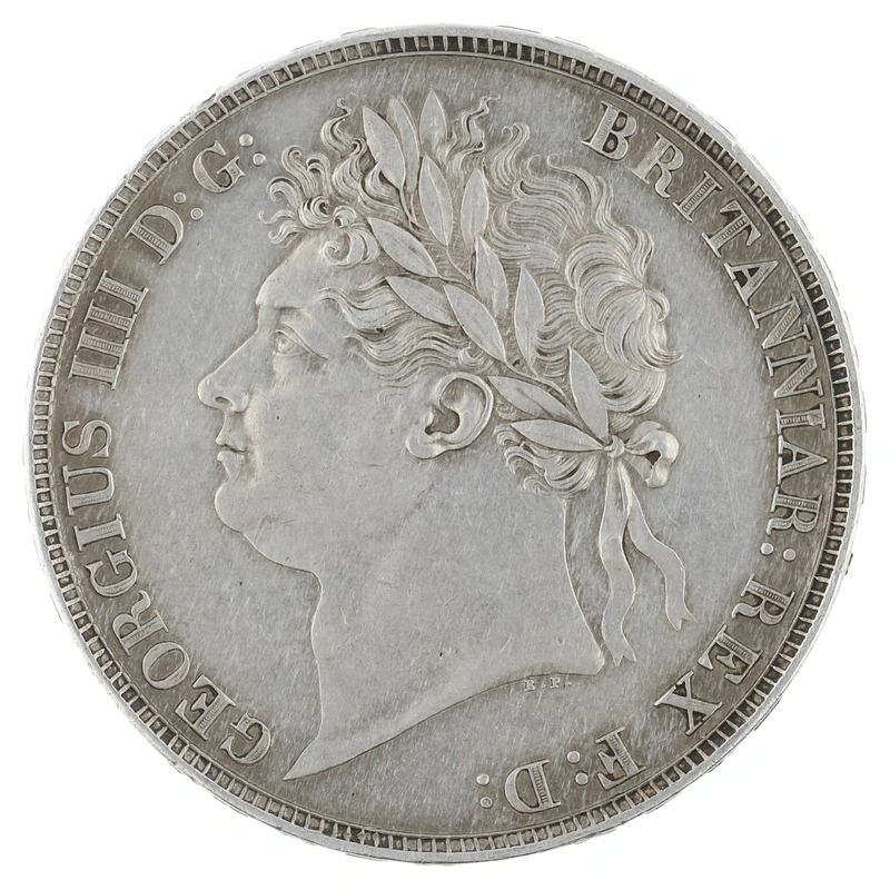 1821 Silver Crown Coin George IV