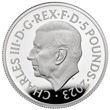 2023 Proof Silver Crown £5 Coin  The Pride of England Boxed