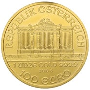 2008 Austrian Gold Philharmonic Coin 1oz