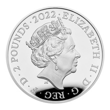 2022 Proof 1oz 25th Anniversary of Harry Potter Silver Coin Hogwarts Express Boxed