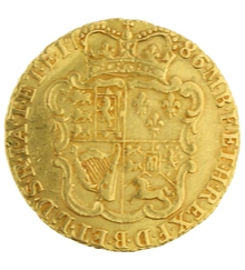 1786 Gold Half Guinea Coin George III