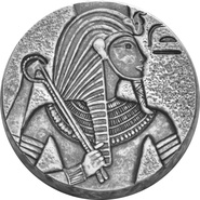 Egyptian Relics King Tut 5-Ounce Silver Coin