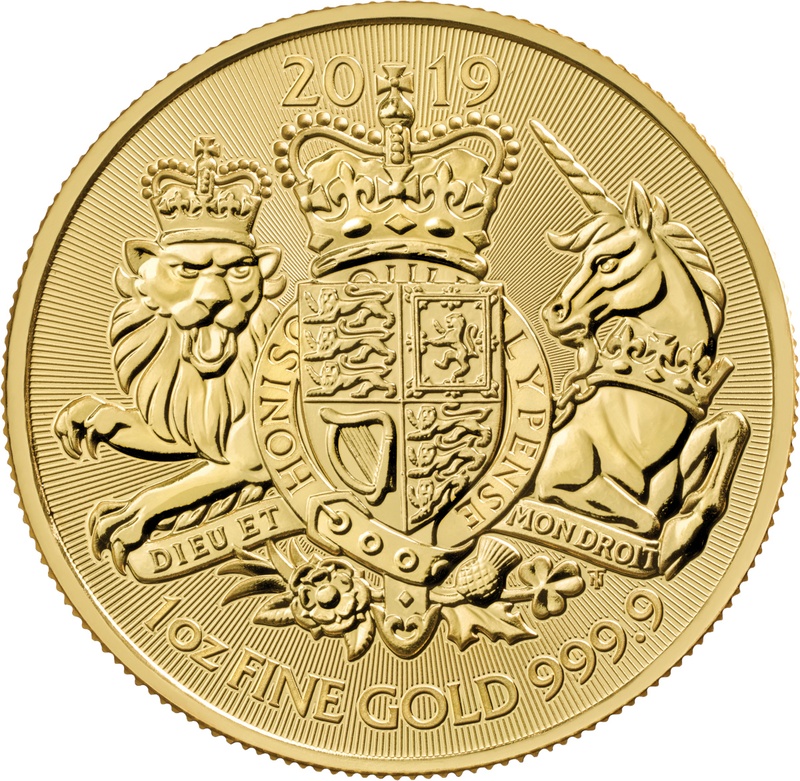2019 Royal Arms 1oz Gold Coin