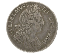 1699 Silver Sixpence William III
