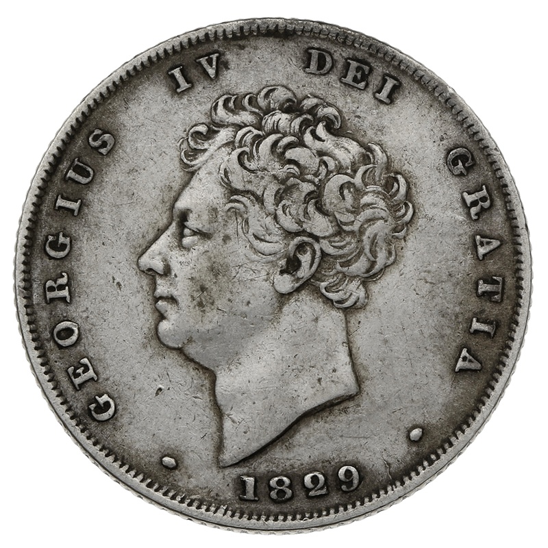 1829 George IV Silver Shilling