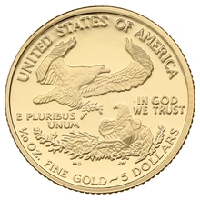 2002 Proof 1/10oz American Eagle Gold Coin Boxed