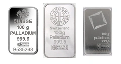 Second Hand Palladium 100g Bar