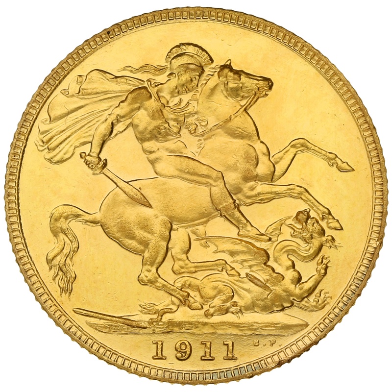 1911 Proof Gold Sovereign George V