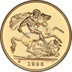 1998 - Gold £5 Brilliant Uncirculated Coin