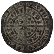 1369-1377 Silver Groat Fourpence Coin Edward III Post Treaty