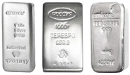 1kg Silver Bar Grade B
