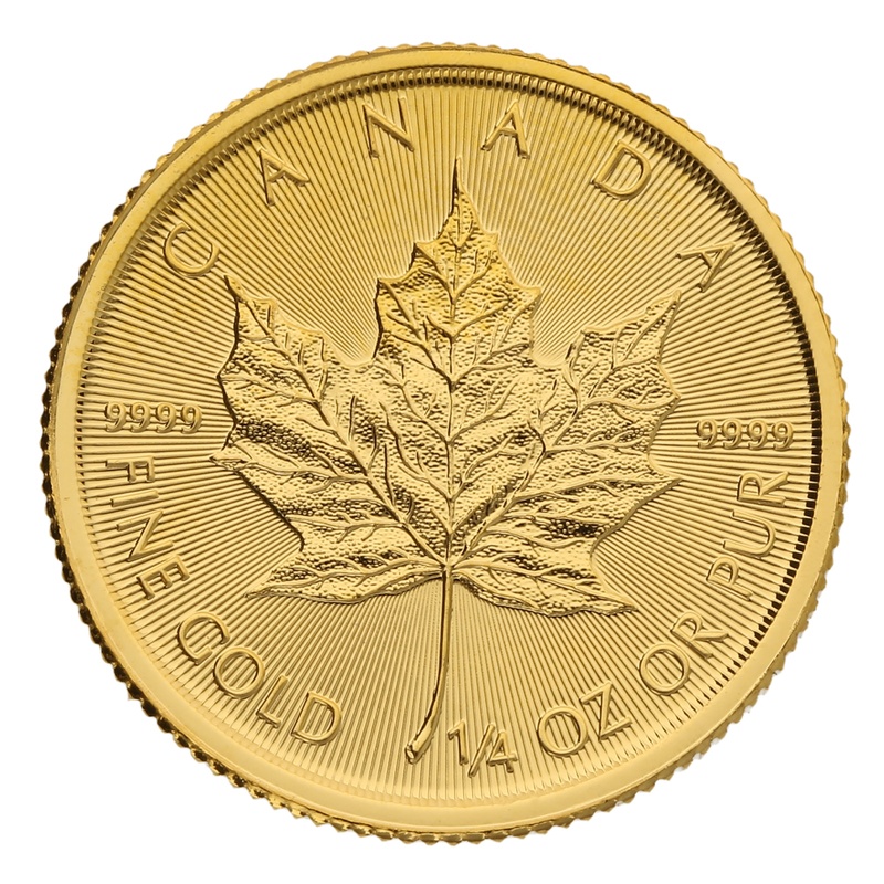 2022 1/4oz Canadian Maple Leaf Gold Coin