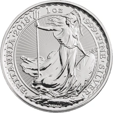 2018 1oz Silver Britannia Coin