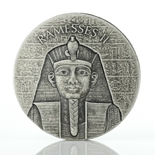 Egyptian Relics Pharaoh Ramesses II 2oz Silver Coin