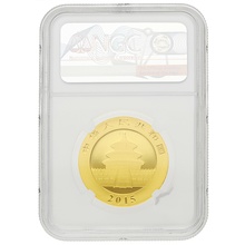 2015 One Ounce Panda Gold Coin NGC MS70