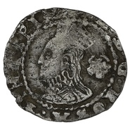 1575 Elizabeth I Silver Three Farthing - mm Eglantine