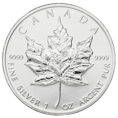 1997 Canadian Silver Maple Leaf Coin 1oz