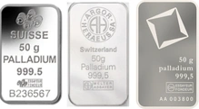 Second Hand Palladium 50g Bar