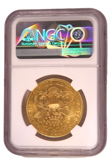 1903 $20 Gold Coin Double Eagle Liberty Head Philadelphia NGC MS62