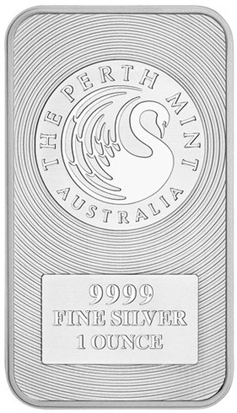 Perth Mint 1oz Kangaroo Silver Bar