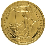 1990 Tenth Ounce Proof Britannia Gold Coin