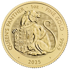 2025 Queen's Panther - Tudor Beasts 1oz Gold Coin