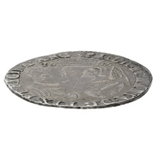 1555 Silver Shilling Coin Philip and Mary Hammered